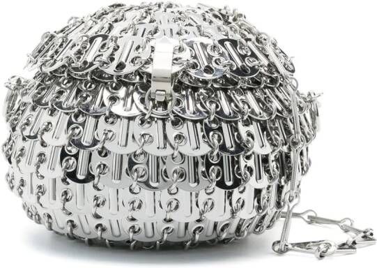 Rabanne 1969 Party Ball schoudertas Zilver