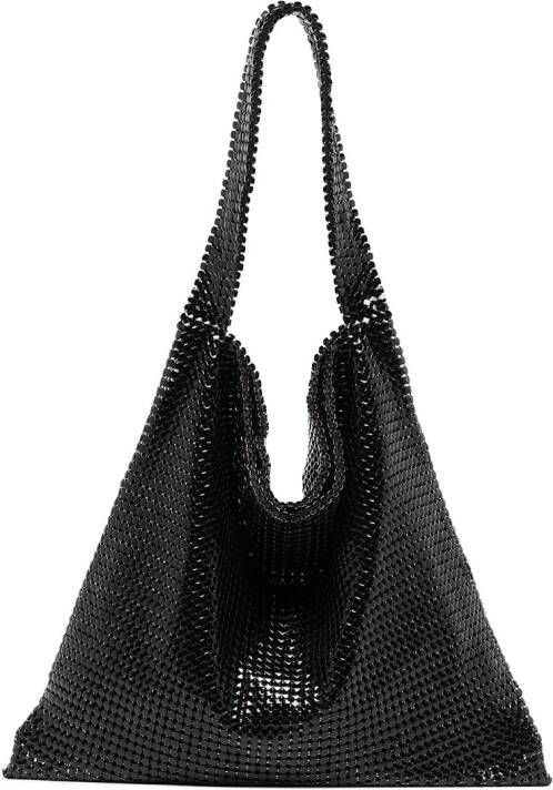 Rabanne Chainmail shopper Zwart