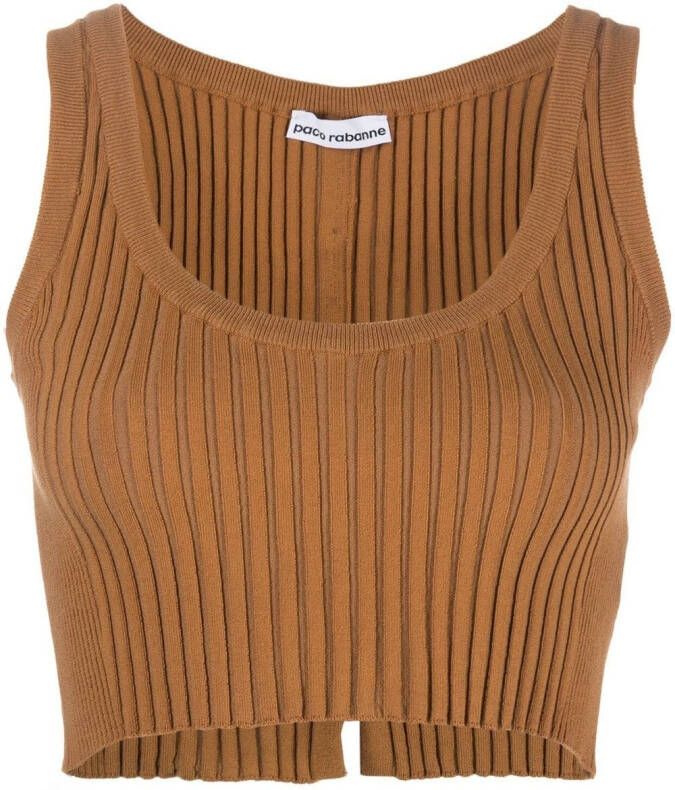 Rabanne Cropped top Bruin