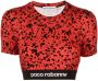 Rabanne Cropped top Rood - Thumbnail 1