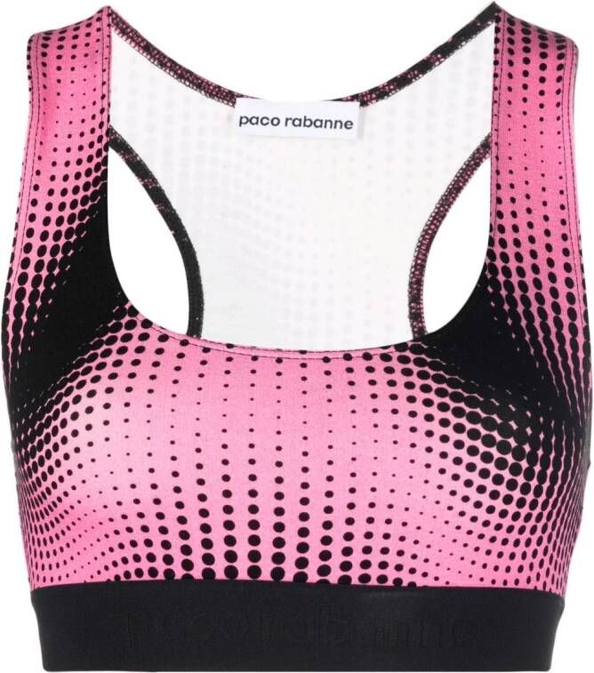 Rabanne Cropped top Roze