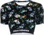 Rabanne Cropped top Zwart - Thumbnail 1
