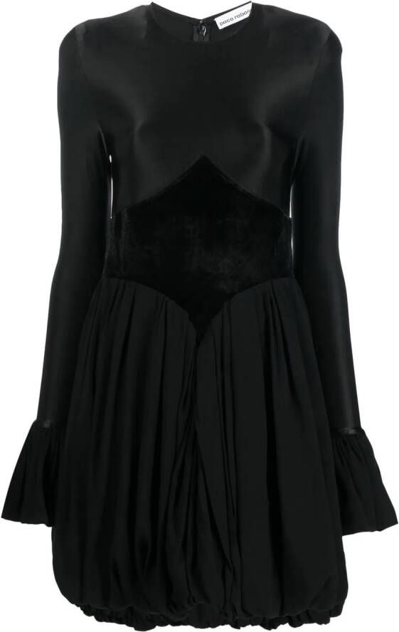 Rabanne Flared jurk Zwart