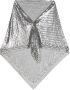 Rabanne Metallic sjaal Zilver - Thumbnail 1