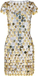 Paco Rabanne Mini-jurk Zilver