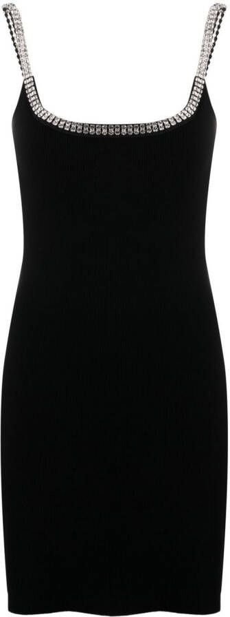 Rabanne Mouwloze mini-jurk Zwart