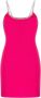 Rabanne Mini-jurk met afwerking van stras Roze - Thumbnail 1