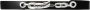 Rabanne Riem met logo Zwart - Thumbnail 1