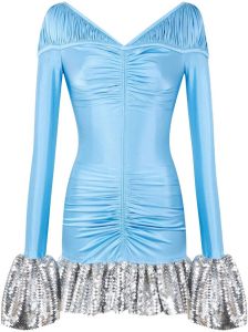 Paco Rabanne Mini-jurk met pailletten Blauw