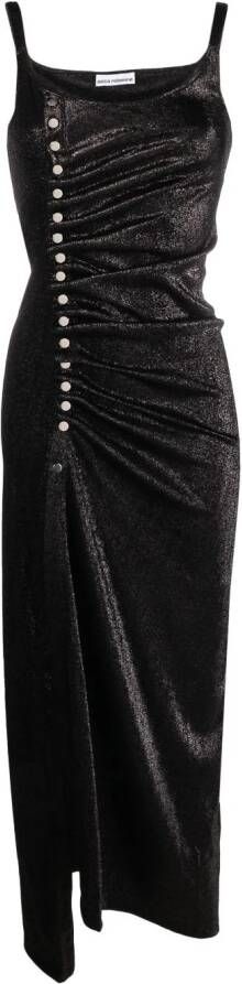 Rabanne Maxi-jurk met studs Zwart