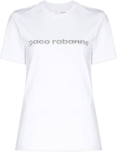 Paco Rabanne T-shirt met logoprint Wit