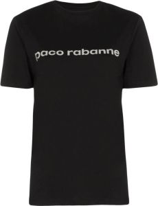 Paco Rabanne T-shirt met logoprint Zwart