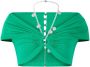 Rabanne Top met kettingdetail Groen - Thumbnail 1
