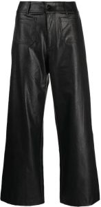 PAIGE Cropped broek Zwart