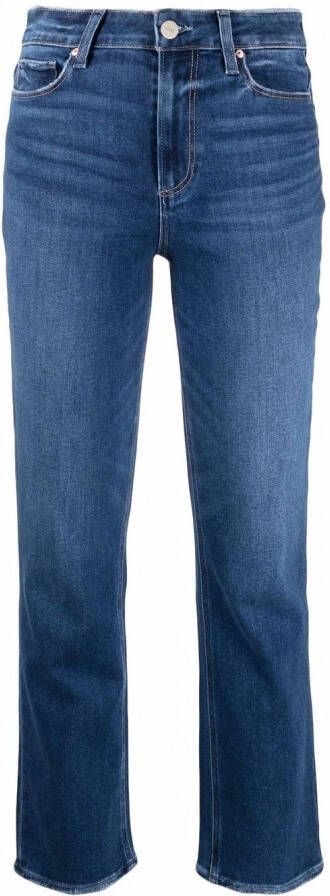 PAIGE Cropped jeans Blauw