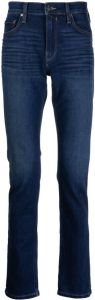 PAIGE Lennox mid-rise slim-fit jeans Blauw