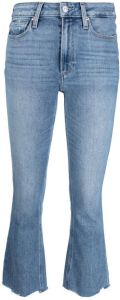 PAIGE Jeans met logopatch Blauw