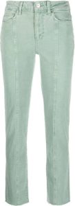 PAIGE Straight jeans Groen