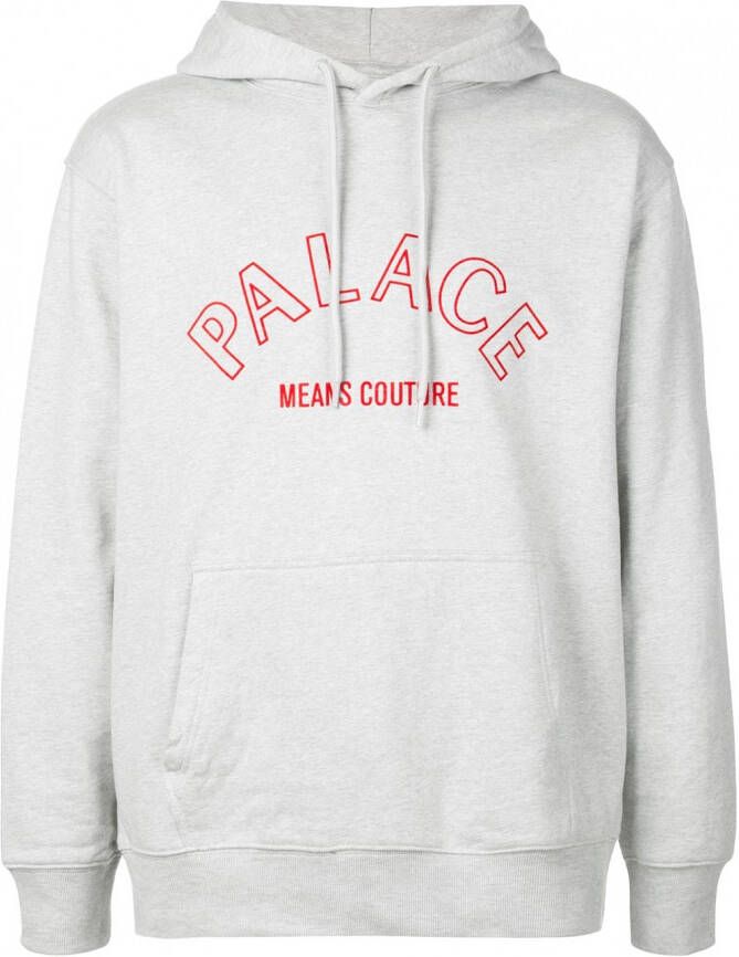 Palace hoodie met logoprint Grijs