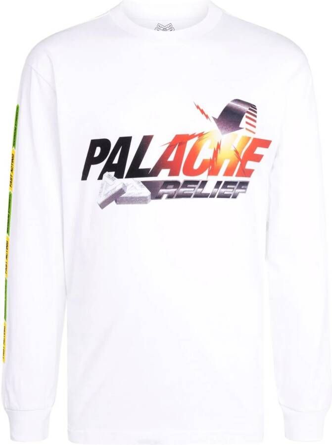 Palace "SS20 sweater met print" Wit
