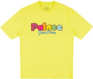 Palace T-shirt met print Geel