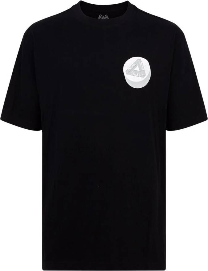 Palace T shirt met print heren katoen XL Zwart
