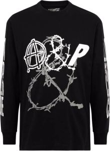 Palace x Anarchic Adjustment Counter Couture sweater Zwart