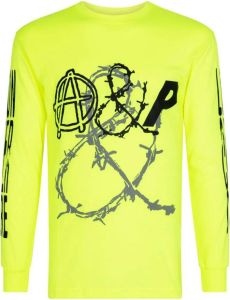 Palace x Anarchic Adjustment Counter Couture T-shirt Geel