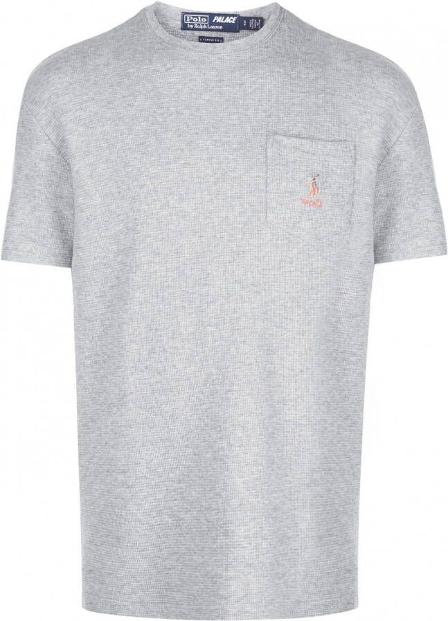 Palace x Ralph Lauren T-shirt met zak Grijs