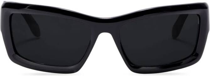 Palm Angels Eyewear Adin zonnebril met rechthoekig montuur Zwart