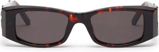 Palm Angels Eyewear Angel zonnebril met rechthoekig montuur Grijs