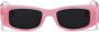Palm Angels Eyewear Angel zonnebril met rechthoekig montuur Roze - Thumbnail 1