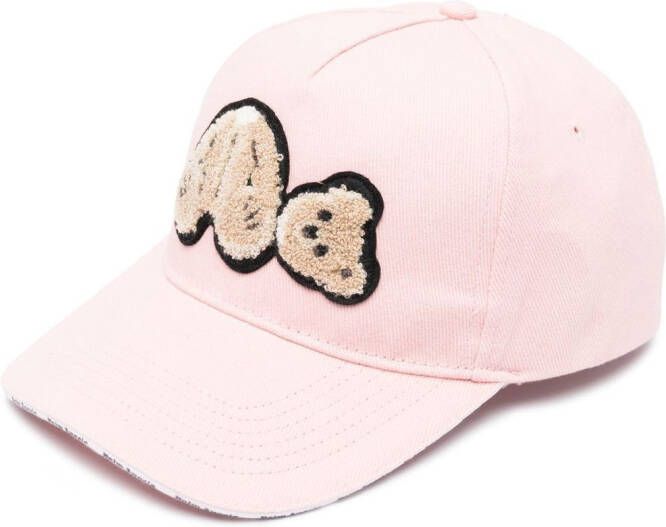 Palm Angels Honkbalpet met patch Roze
