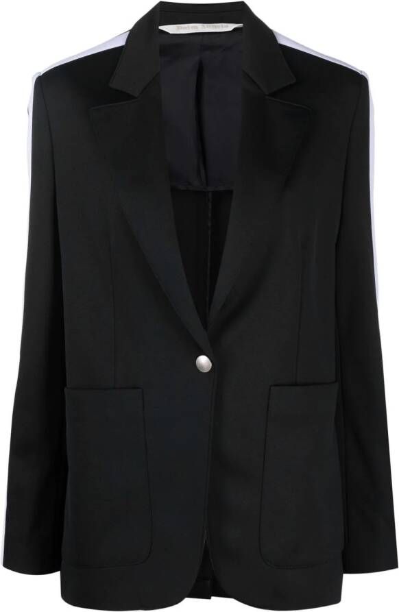 Palm Angels Blazer met enkele rij knopen Zwart