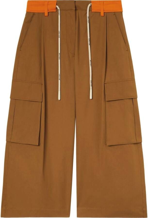 Palm Angels Cargo broek Bruin
