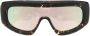 Palm Angels Eyewear Carmel zonnebril met oversized montuur Bruin - Thumbnail 1