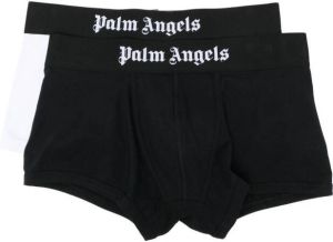 Palm Angels Boxershorts met logoband Zwart