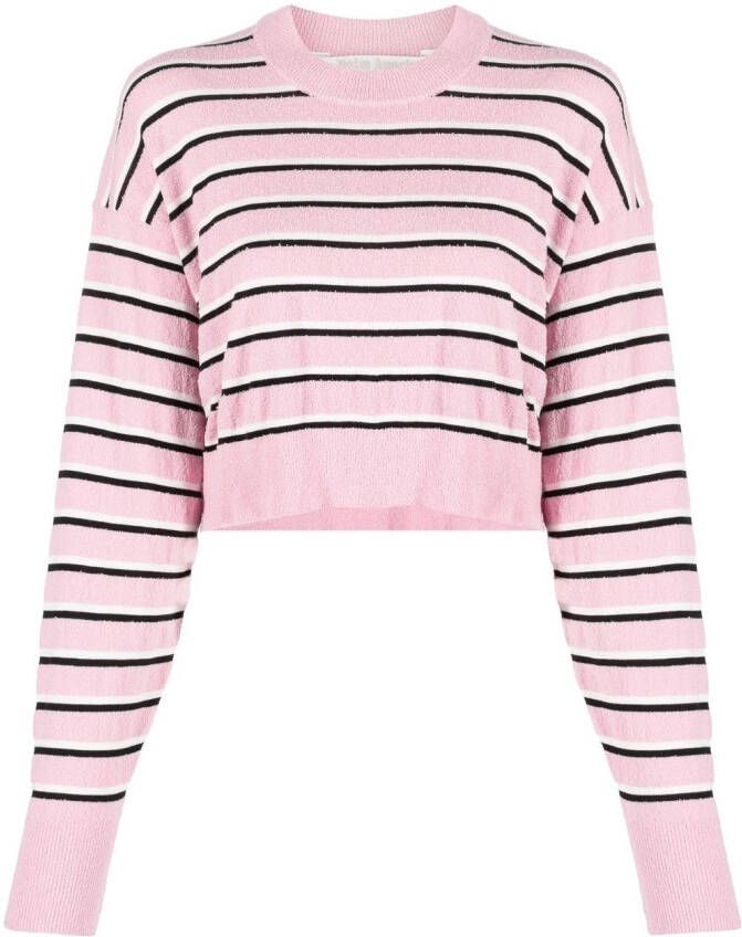 Palm Angels Cropped trui Roze