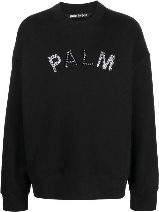 Palm Angels Sweater met ronde hals Zwart