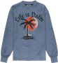 Palm Angels Sweater met grafische print Blauw - Thumbnail 1