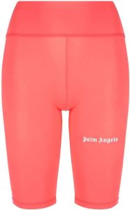 Palm Angels Fietsshorts met streep aan de zijkant Roze