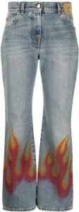 Palm Angels Flared jeans Blauw