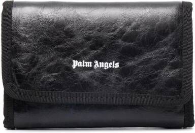 Palm Angels Gekreukte portemonnee Zwart
