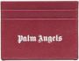 Palm Angels Gothic pasjeshouder met logoprint Rood - Thumbnail 1
