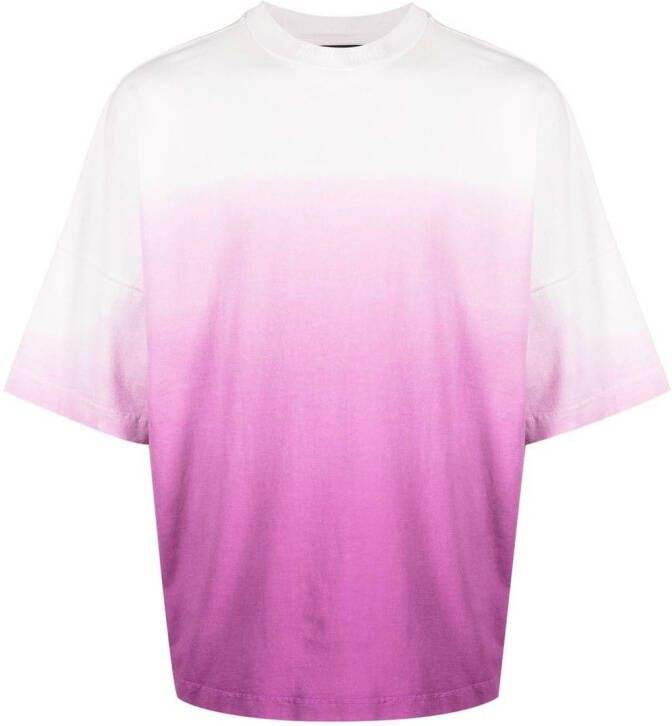Palm Angels T-shirt met logoprint Wit