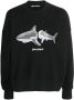 Palm Angels Sweater met grafische print Zwart - Thumbnail 1