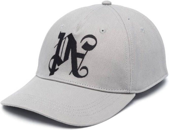 Palm Angels Honkbalpet met borduurwerk Beige