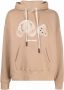 Palm Angels Hoodie met berenprint Beige - Thumbnail 1