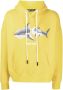 Palm Angels Gele Katoenen Sweatshirt met Capuchon Yellow Heren - Thumbnail 1