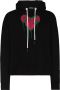 Palm Angels Hoodie met logoprint Zwart - Thumbnail 1